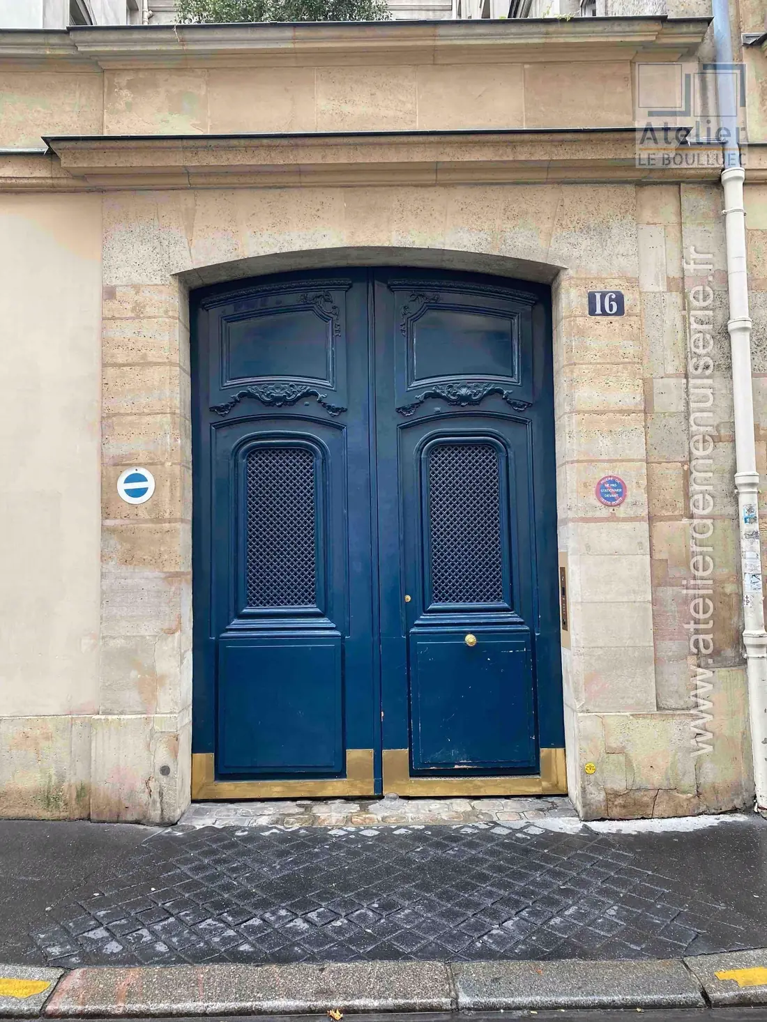Porte cochère, 16 rue de Condé, Paris 6e — avant travaux