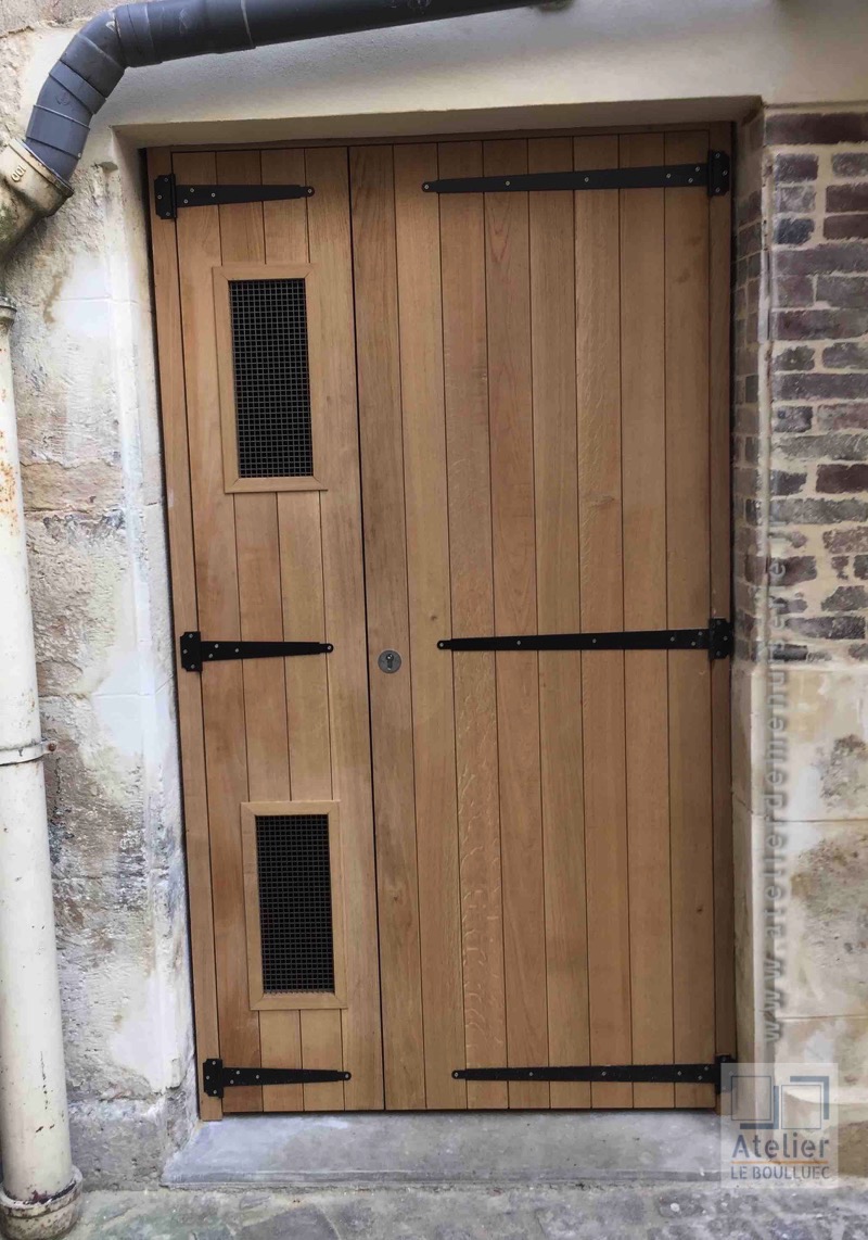 2016 04 Porte De Cave En Chêne Tiercée Saint Cloud