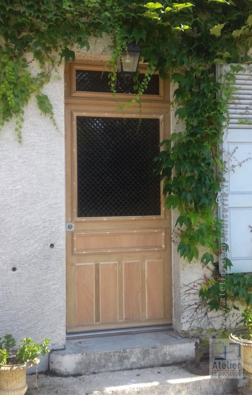 2017 07 Porte Chene Avec Grille Reprise De L’existant
