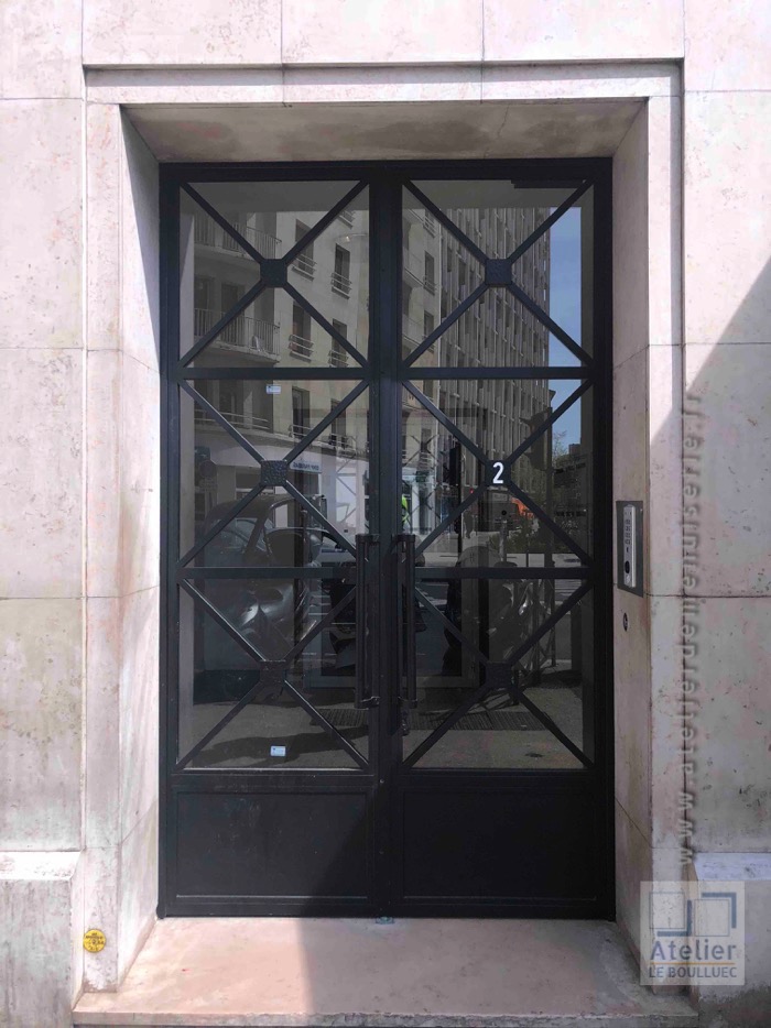 2018 06 Porte Acier - 1 Vue D\'ensemble - 2 Rue De Colombes Courbevoie