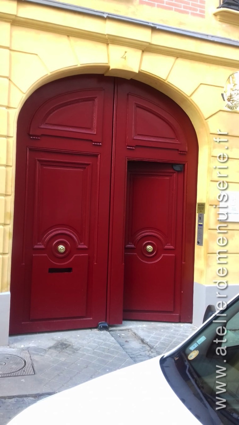 2018 12 Porte Cochère 4 Av Maréchal Joffre Versailles P3 Porte Refaite Vue Ext