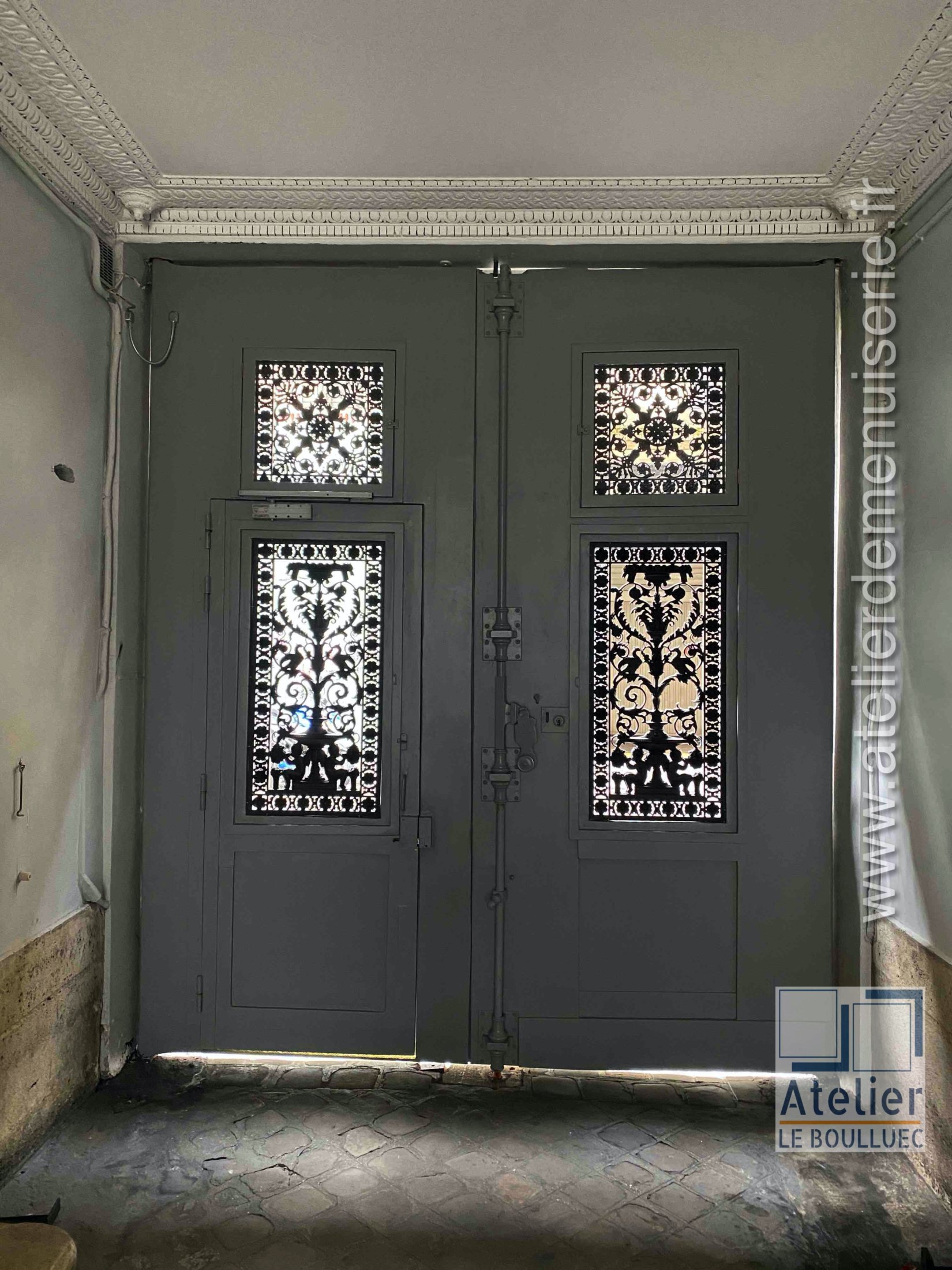 2020 01 Porte Cochère 4 Rue Chauveau Lagarde Paris 8 - P09 - Vue Intérieure