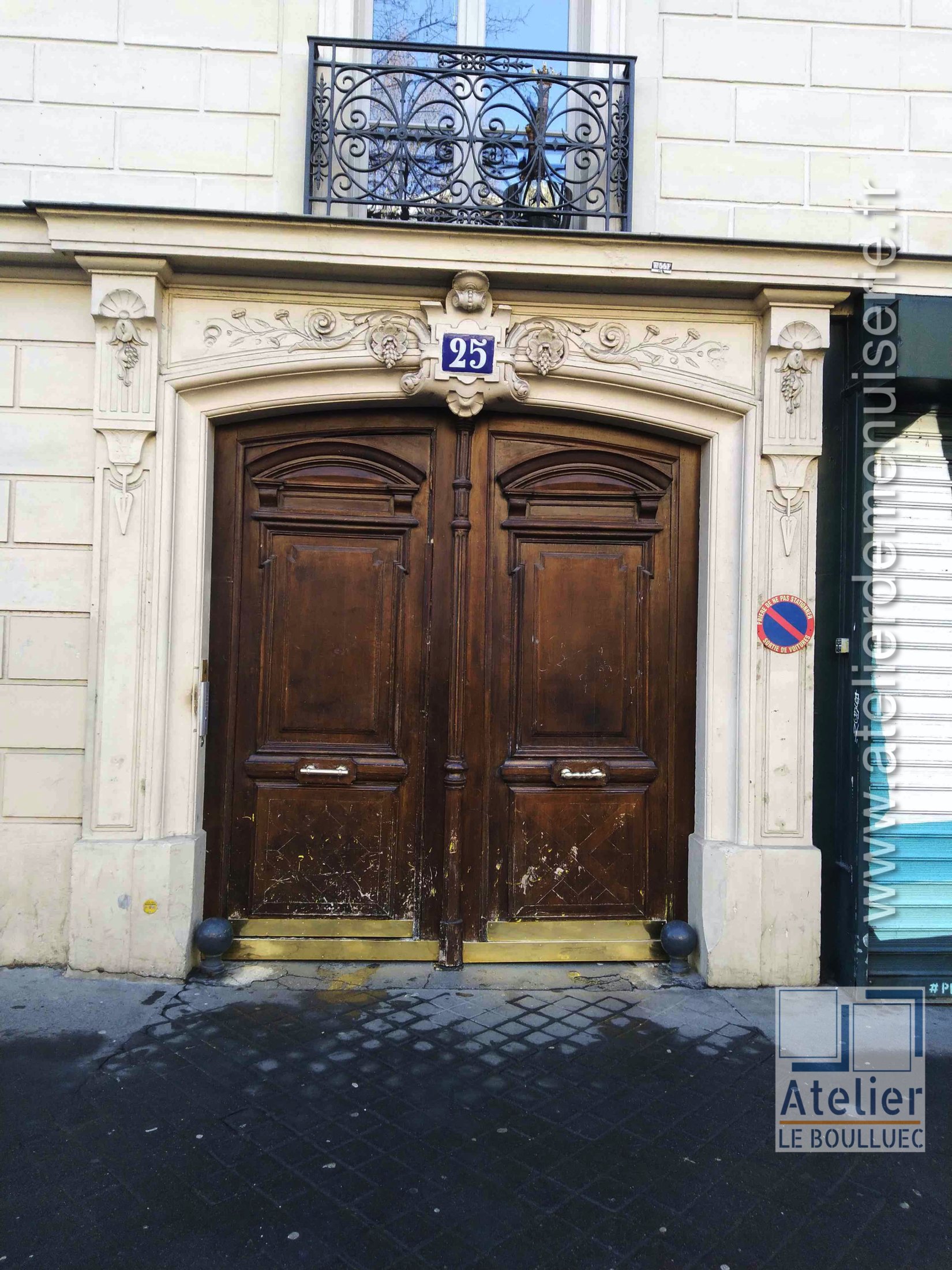 2020 04 Porte Cochère 25 Avenue Trudaine Paris 9 P1 Avant Travaux