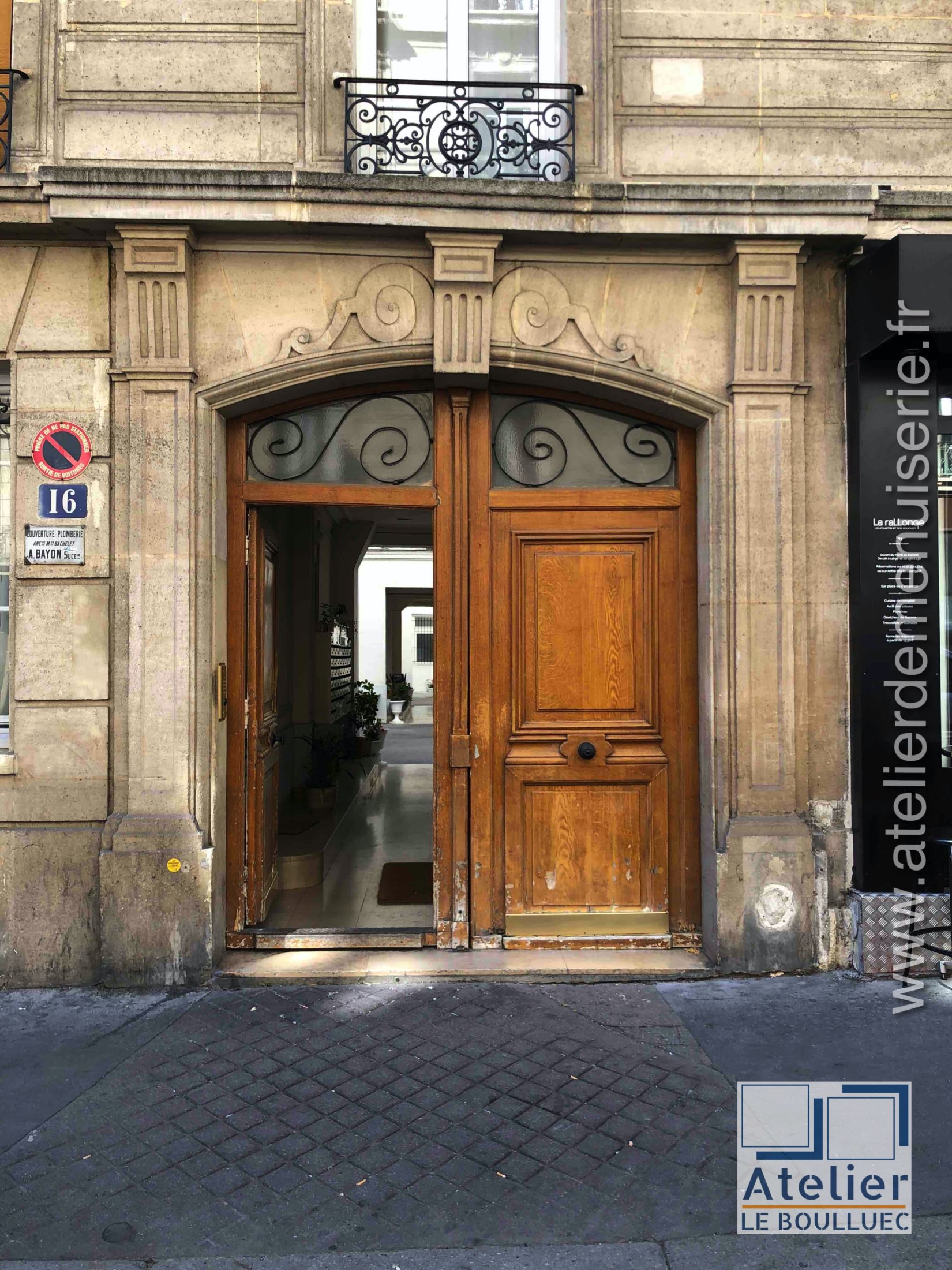 2021 10 Porte Cochère 16 Rue Eugene Sue P1 Avant Travaux