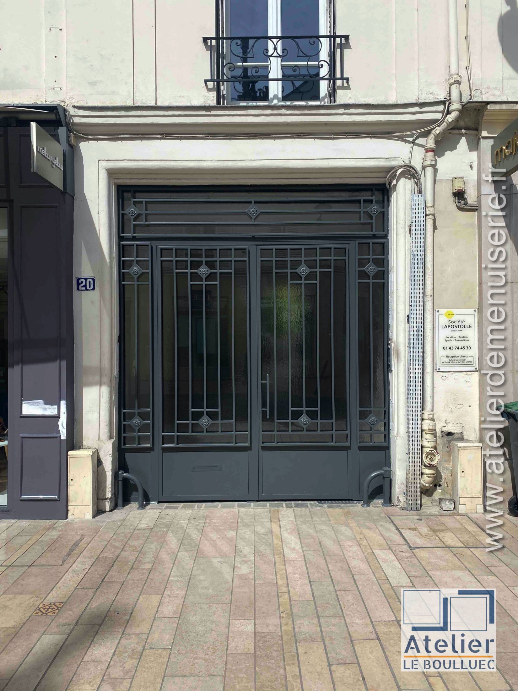 2021 12 Porte Grille En Acier 20 Rue Du Midi Vincennes P3