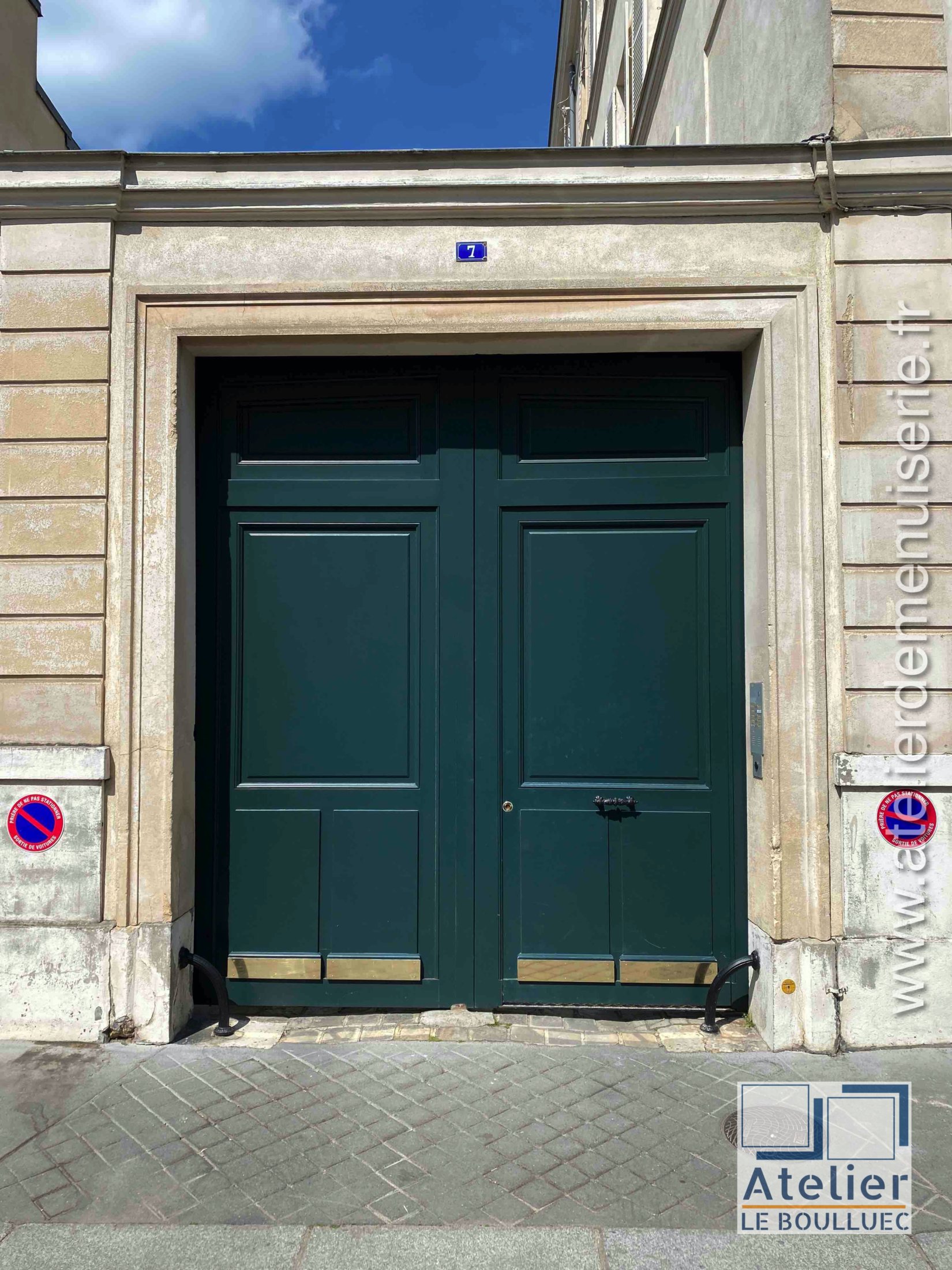 2022 03 Porte Cochère 7 Rue Neuve Notre Dame P3 Vue Ext Après Remplacement