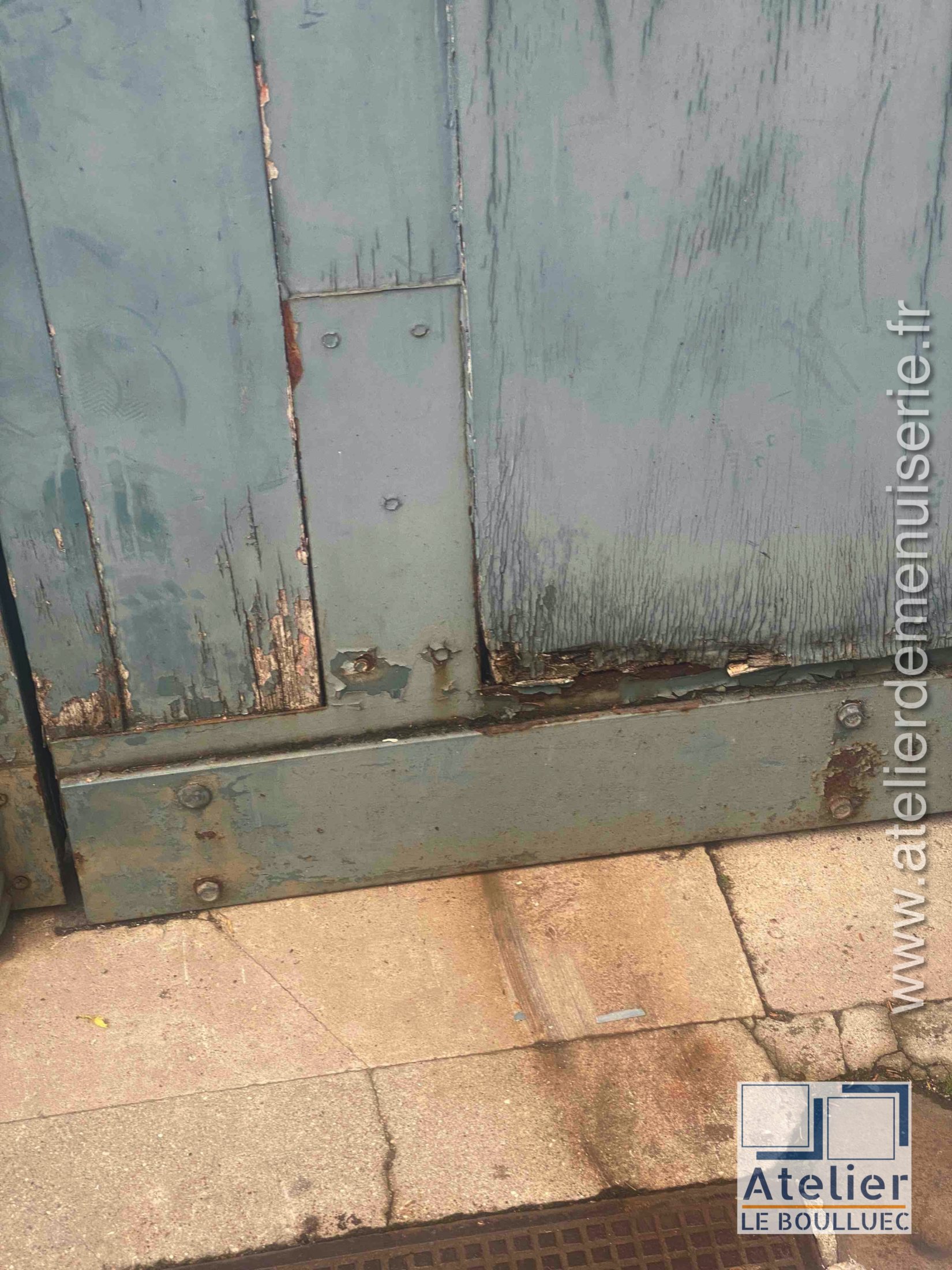 2022 09 Porte Cochère 3 Rue De La Perle P3 Avant Remplacement Vue Intérieure Détail