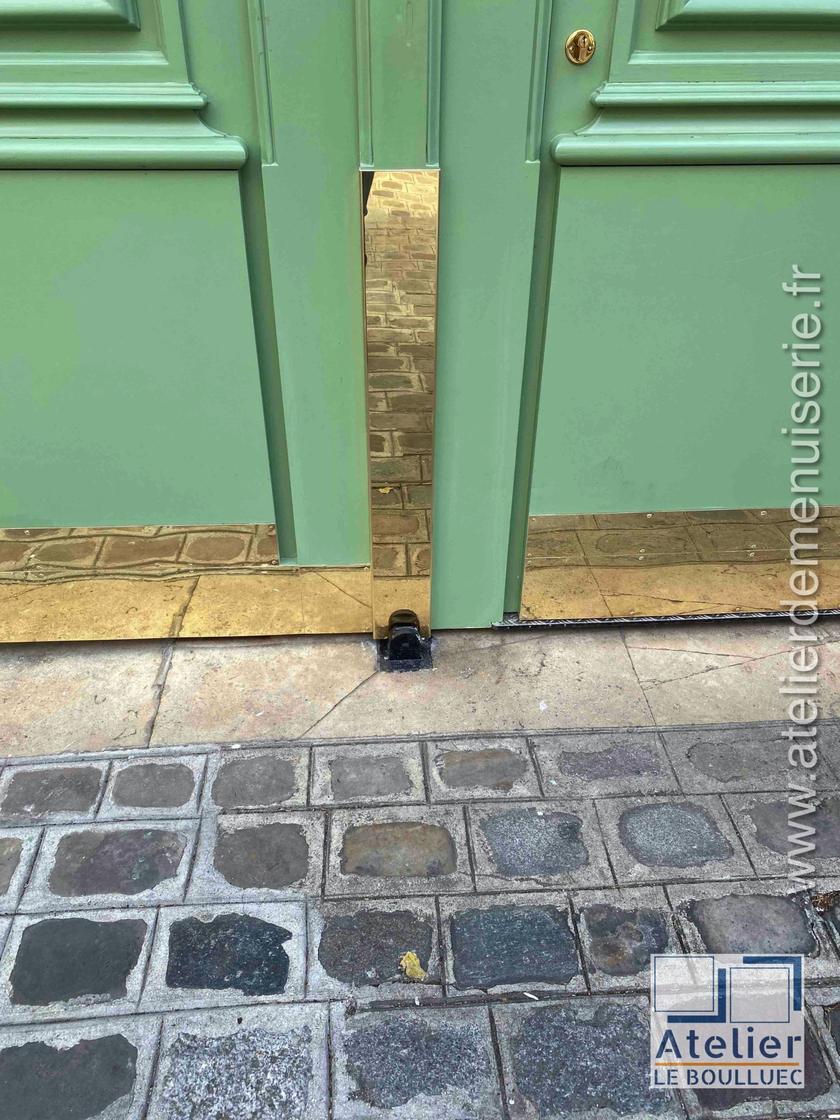 2022 09 Porte Cochère 3 Rue De La Perle P5 Après Façonnage En Remplacement Vue Ext Détail