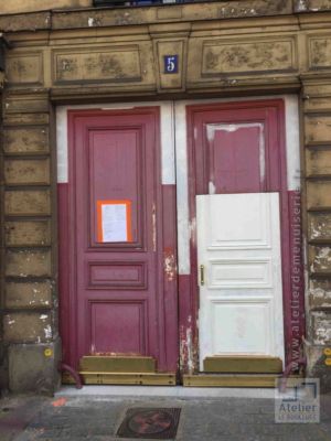 2016 07 PORTE COCHÈRE 5 RUE DAILLY À SAINT CLOUD - TRAVAUX