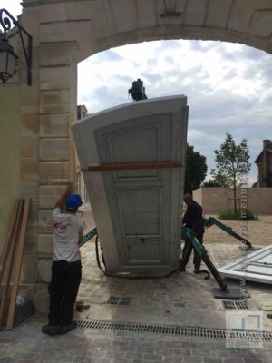 2016 08 PORTE COCHÈRE CHATEAU LABOISSIÈRE FONTENAY AUX ROSES - TRAVAUX