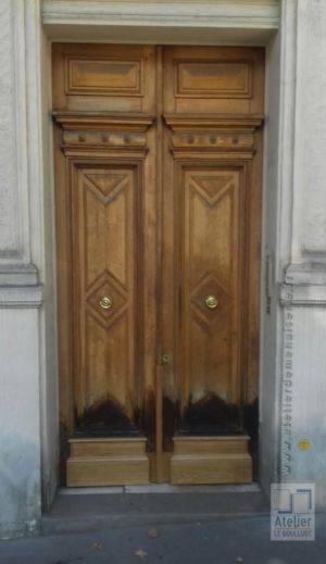 2017 05 RESTAURATION DU BAS D'UNE PORTE BATARDE - RESULTAT