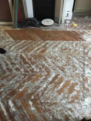 2018 03 RESTAURATION ET VITRIFICATION D'UN PARQUET - TRAVAUX