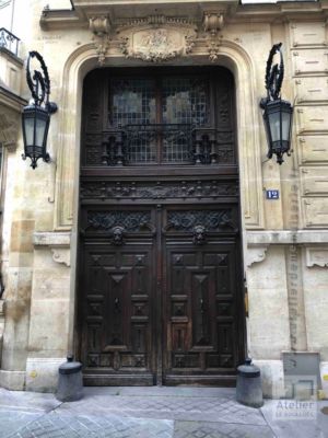 2018 09 PORTE COCHÈRE 12 RUE DU CARDINAL MERCIER - PARIS 9 TRAVAUX