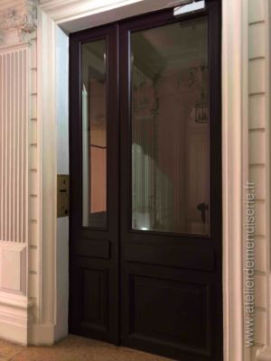2019 06 - PORTE SAS EN CHÊNE VUE D'ENSEMBLE 144 BD HAUSSMANN PARIS 8 - RESULTAT