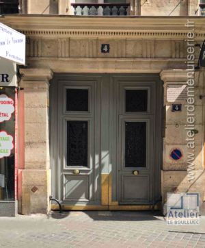2020 01 - PORTE COCHÈRE 4 RUE CHAUVEAU LAGARDE PARIS 8 - TRAVAUX