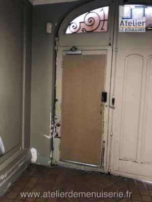2021 01 - PORTE COCHERE 40 RUE DES ABBESSES - TRAVAUX