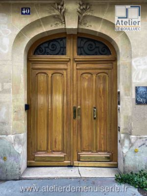 2021 01 - PORTE COCHERE 40 RUE DES ABBESSES - TRAVAUX