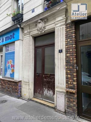 2021 06 PORTE 5 RUE DUGOMMIER Avant Remplacement PARIS 12