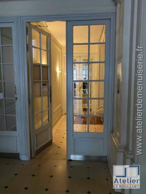 2021 09 Porte Sas 27 Rue Fortuny P1 Avant Remplacement