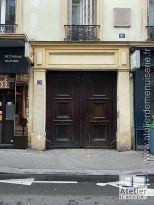2021 11 Porte 26 Rue Richer P1 Avant Restauration Vue Ext