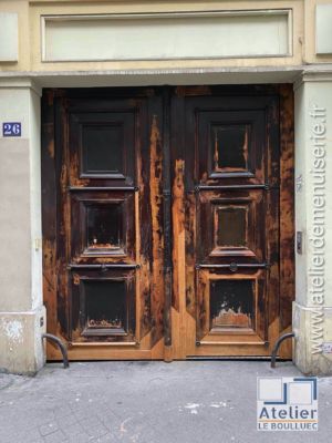 2021 11 Porte 26 Rue Richer P3 Après Restauration Vue Extérieure
