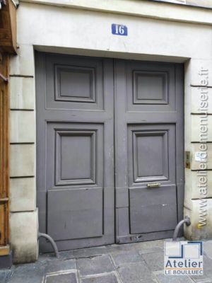 2022 02 Porte Cochère 16 Rue Du Cherche Midi P0 Avant Dépose Pour Travaux 