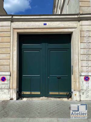 2022 03 Porte Cochère 7 Rue Neuve Notre Dame P3 Vue Ext Après Remplacement