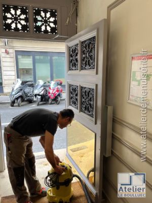 2022 04 2 Rue Richer En Cours De Repose Après Façonnage Et Modification