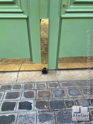 2022 09 Porte Cochère 3 Rue De La Perle P5 Après Façonnage En Remplacement Vue Ext Détail