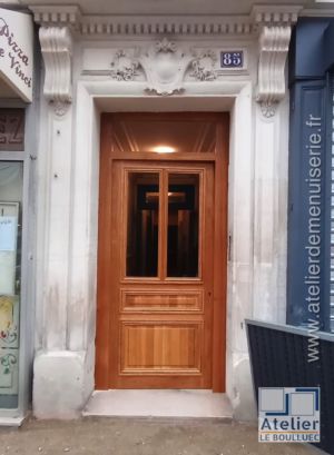 2022 10 Porte Sur Rue 85 Rue Mademoiselle P2 En Cours De Pose