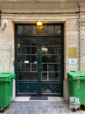 2022 12 - PORTE SAS SUR COUR 10 RUE DE LOUVOIS - TRAVAUX
