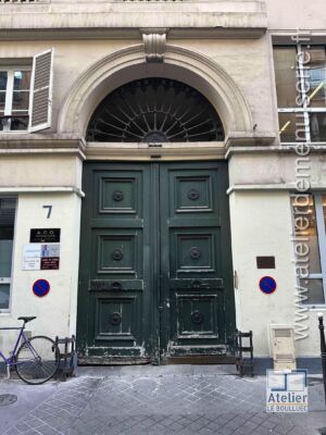 2024 02 - PORTE COCHERE 7 RUE PAUL LELONG PARIS 2 - TRAVAUX
