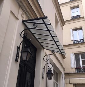 Marquise Porte Immeuble Hausmannien