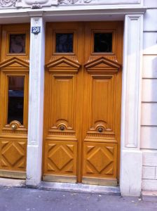 Porte Alesia 5 Avec Décors Chêne