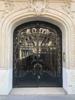 Porte Acier 53bis Rue Jouffroy D\'Abbans  Paris 17