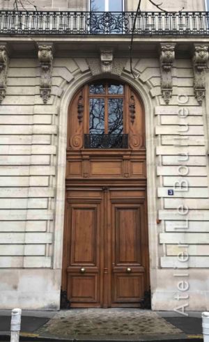 Porte Cochère Avec Imposte - 3 Av De Villiers Paris 17