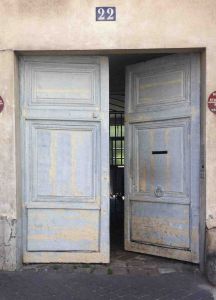 Porte Cochère Rue Des Pavillons 02 Avant Dépose