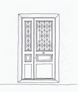 Porte Sur Rue Corbeilller 1 Tiercée Croquis Projet